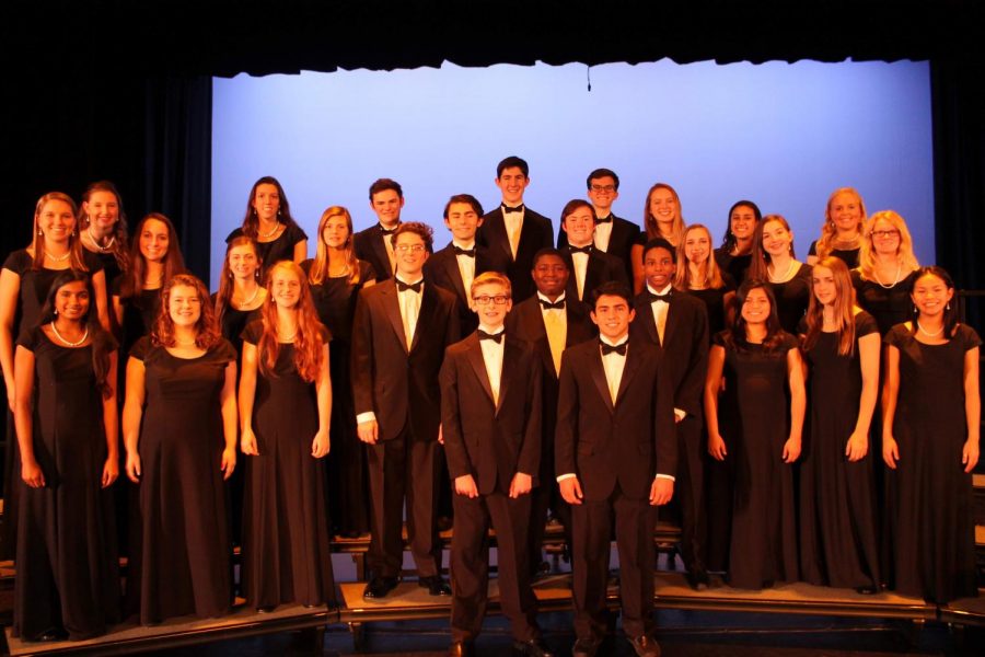 The Mens and Womens  Ensembles will next perform the Soundtracks of Our Lives at the Chorus Spring Concert on Friday, April 26.