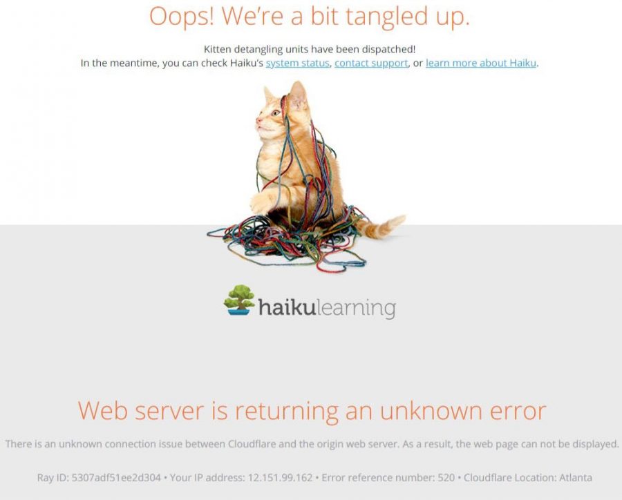 St.+Pius+X+hosted+its+first-ever+virtual+learning+day+on+Monday%2C+November+4.+It+got+off+to+a+bad+start+when+the+learning+management+system%2C+PowerSchool+Learning%2C+was+down+throughout+the+morning.+Instead+of+being+able+to+access+their+assignments%2C+students+got+this+comical+error+message+stating+that+Kitten+detangling+units+have+been+dispatched.+PSL+was+back+up+and+running+properly+within+a+few+hours%2C+and+the+day+was+able+to+go+on+as+planned.