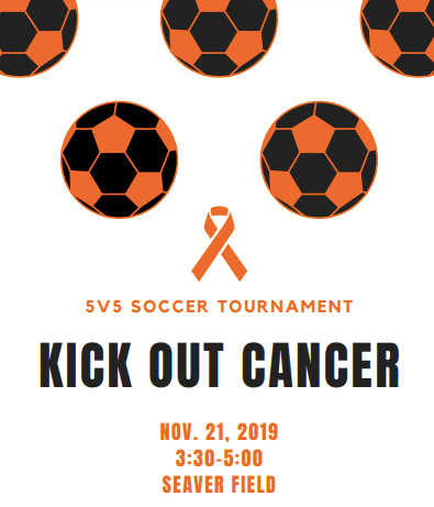 Simba Cup, the popular 5 vs. 5 soccer tournament, is Thursday, November 21 at 3:30pm on Seaver Field. Sponsored by the Student Council, this years event will help support cancer research.