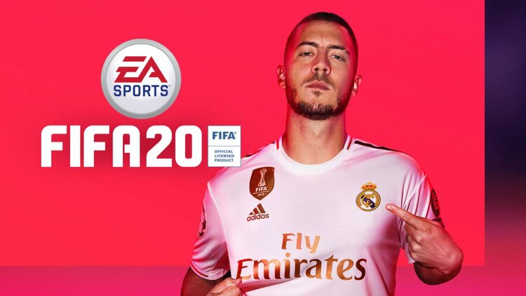 Eden+Hazard+from+Real+Madrid+is+one+of+three+players+to+be+on+the+cover+of+FIFA+20.+FIFA+21+is+expected+to+be+released+later+this+fall.