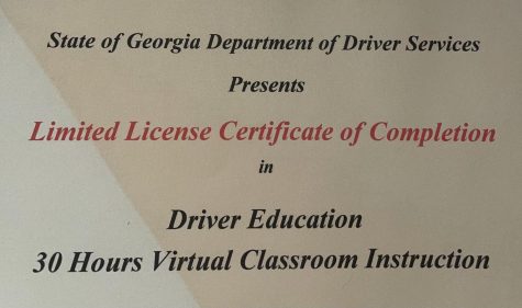 Certificate of verification of online drivers ed 
