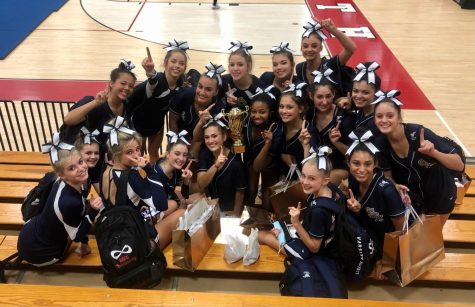 Practice makes perfect: Competition cheer earns region title and an armful of trophies this season