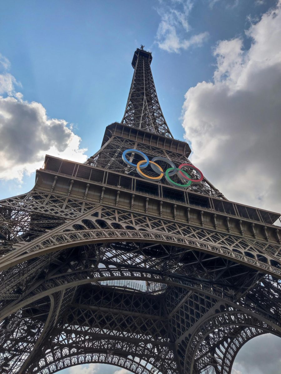 The Eiffel Tower during the 2024 Summer Olympics