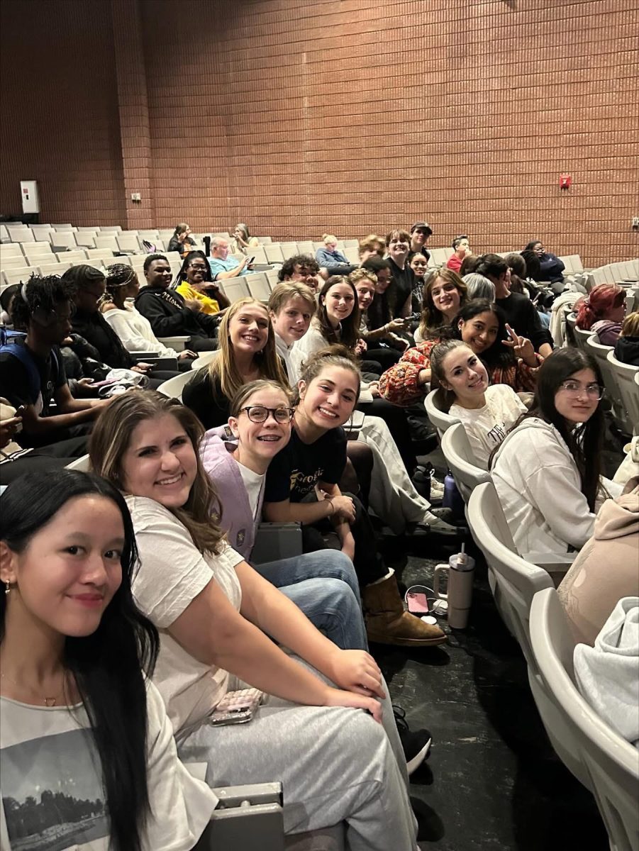 The theatre program attends the Georgia Theatre Conference October 15-18 in Macon. Four students took home All-Star Cast medals for their work in two one-act plays. Photo courtesy of the SPX Theatre Program
