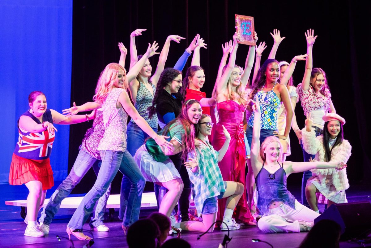 Senior Lauren Baker starred as Elle Woods in "Legally Blonde," which also featured a large Ensemble cast.